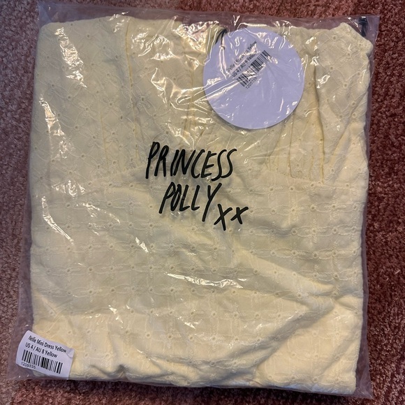Princess Polly Nellie Yellow Mini Dress **still in packaging - Picture 2 of 5